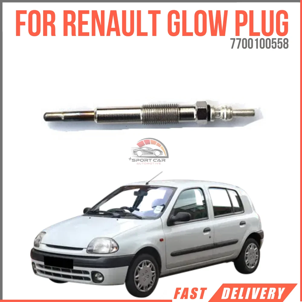 For Renault Clio - Megane 1.9D F8Q Glow Plug After 1998 7700100558 super quality high satisfaction happy price fast delive