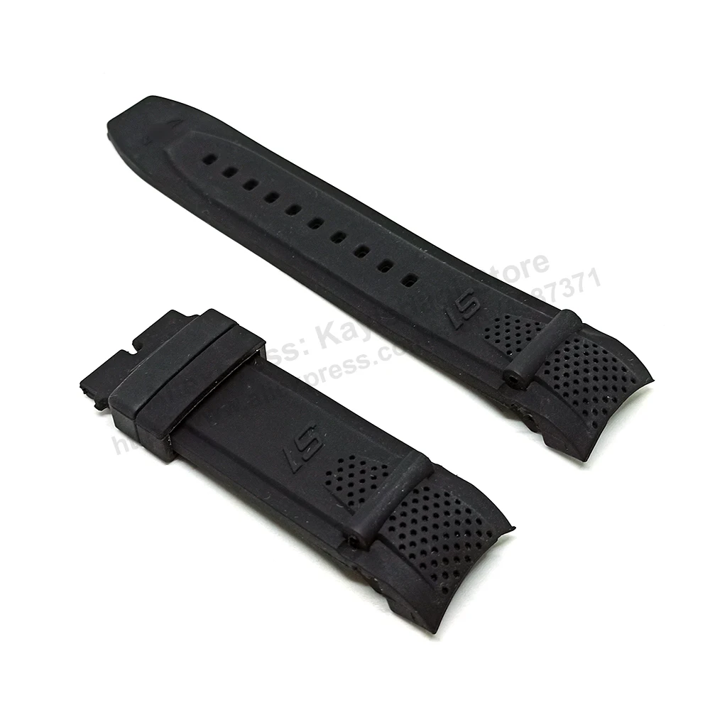 Fits/For Invicta S1 Rally 19320 , 19321 , 19322 , 19323 , 19324 - **mm Black Rubber Silicone Replacement Watch Band Strap Belt