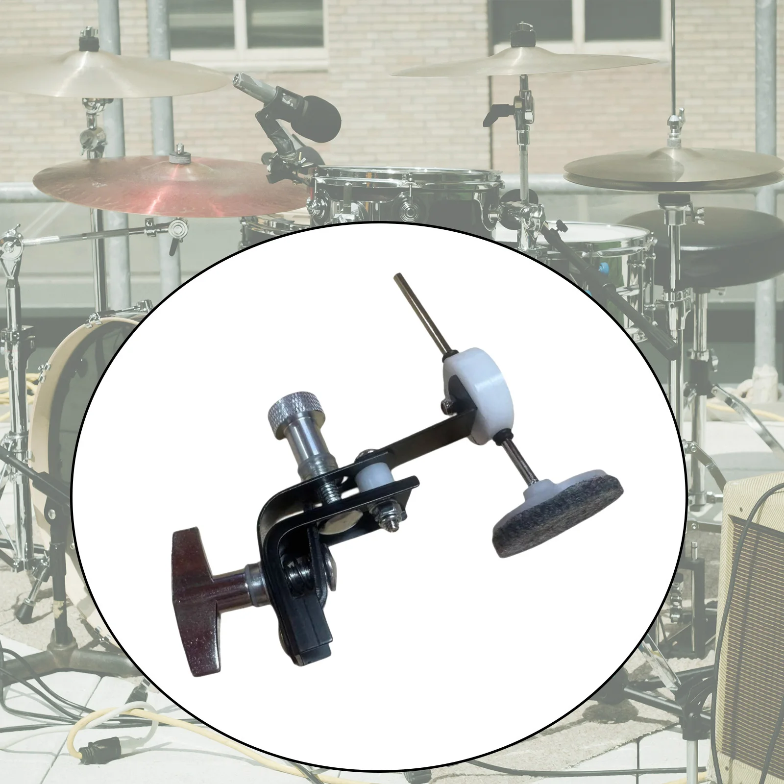 Drum Damper Mute Tone Control for Snare Drum Musical Parts Percussion Instrument Accessories for Practice Show Performance