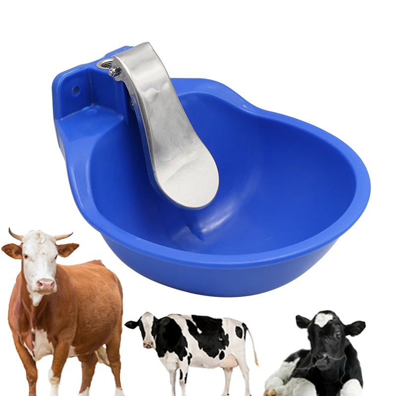 Bebedero automático para ganado, bebedero de plástico para ganado, comedero de agua para perros y caballos, fuente de agua para vaca, suministros para animales de granja, 1 ud.