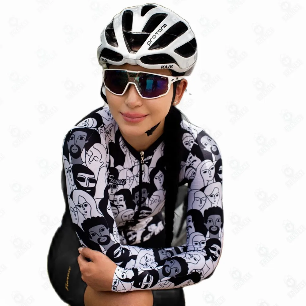 

Frenesi Roupas Feminina Bicycle Jumpsuit Ropa Para Mujer Long Sleeve Cycling Ropa Hombre Skinsuit Mtb Triathlon Women's Clothing