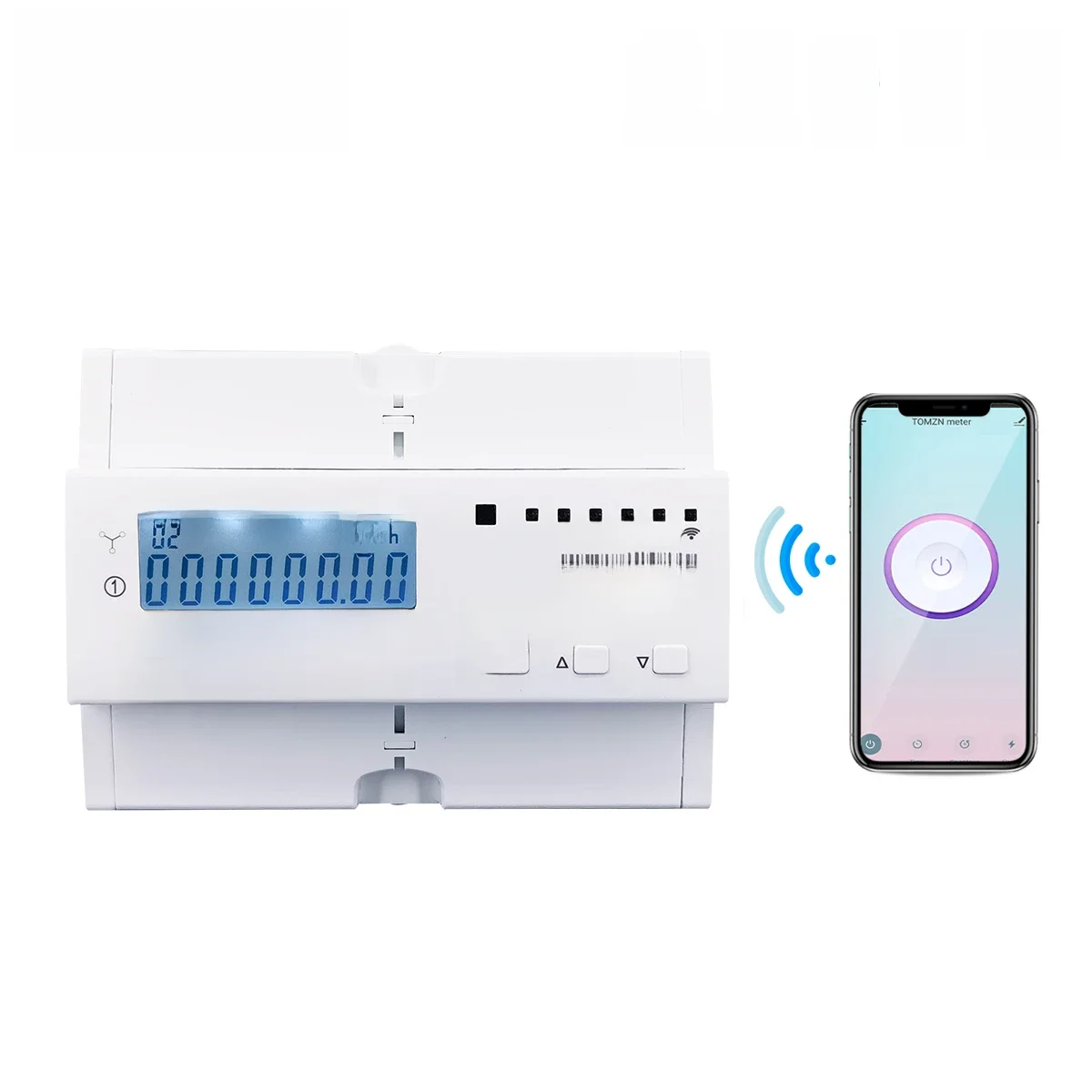 TOMZN 80A 3-fazowy Zigbee Gateway Tuya na szynę DIN, inteligentny licznik energii WIFI, timer, monitor, miernik kWh, watomierz 3*120V 3*230V — zdjęcie 2