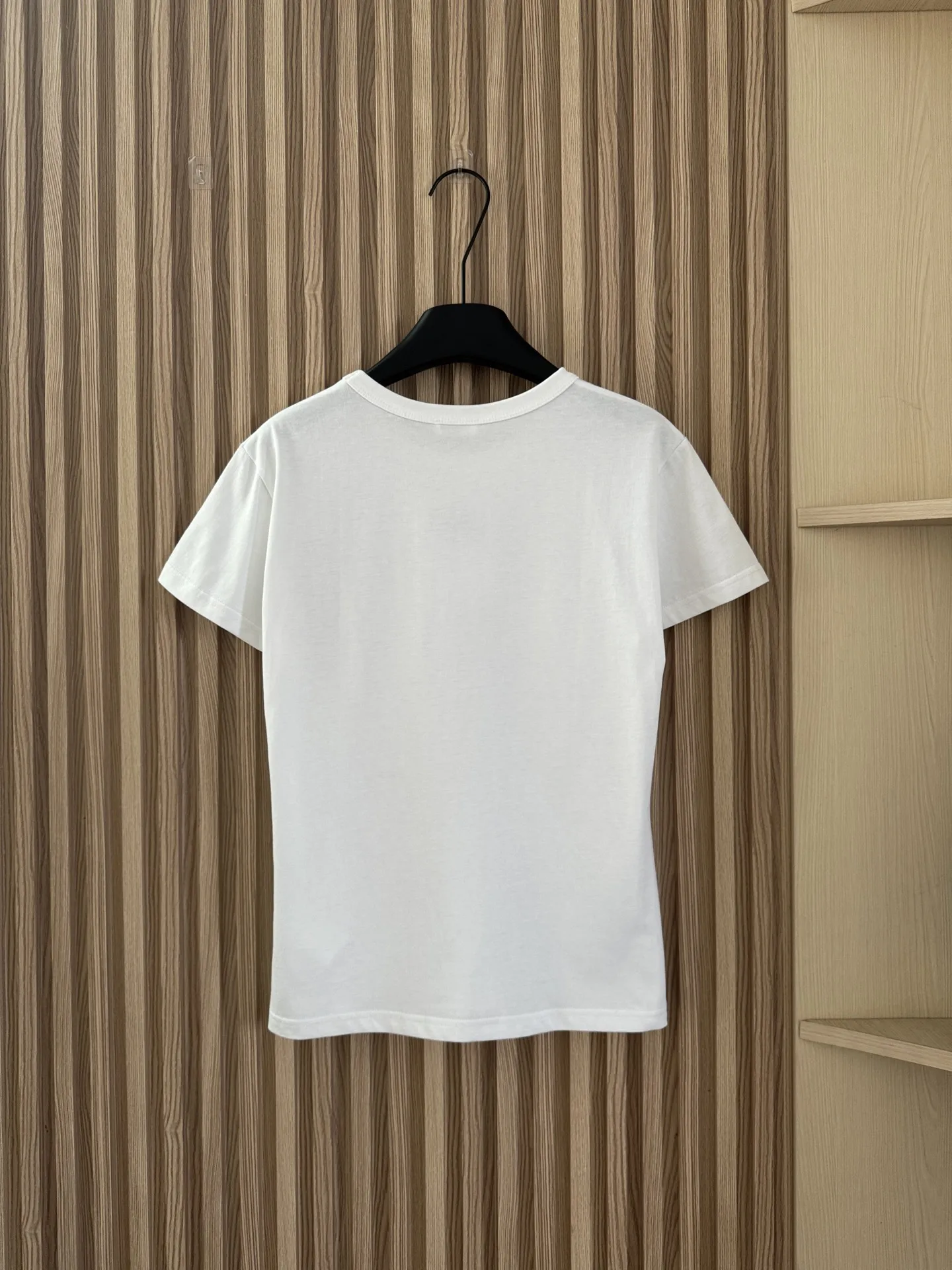 

26 Early Spring New Women's Versatile New Product Set Head Round Neck Short Sleeve Solid Color T-shirt Temperament Knitted Top