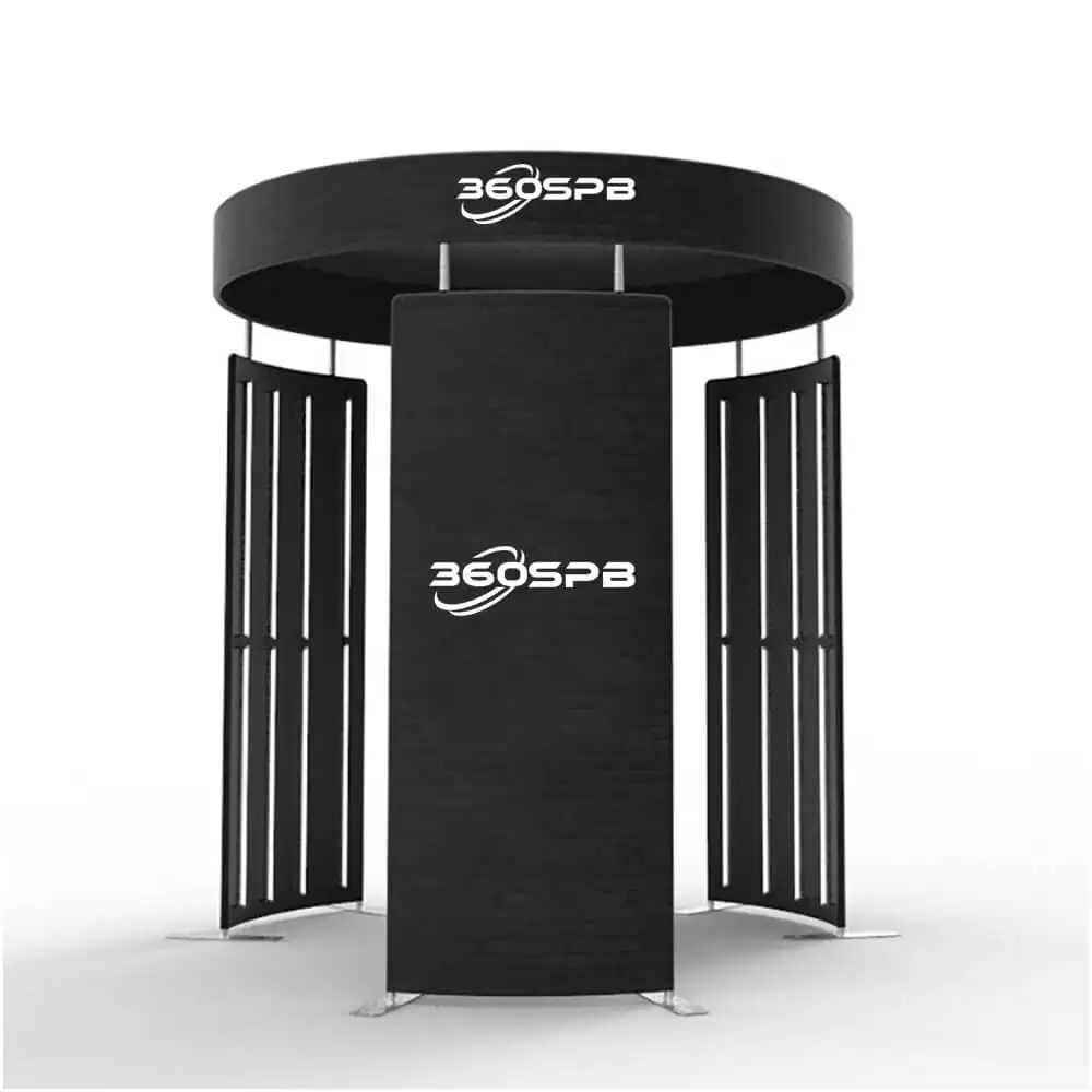 360SPB RBE5 Round led backdrop 360 Photo Booth Enclosure