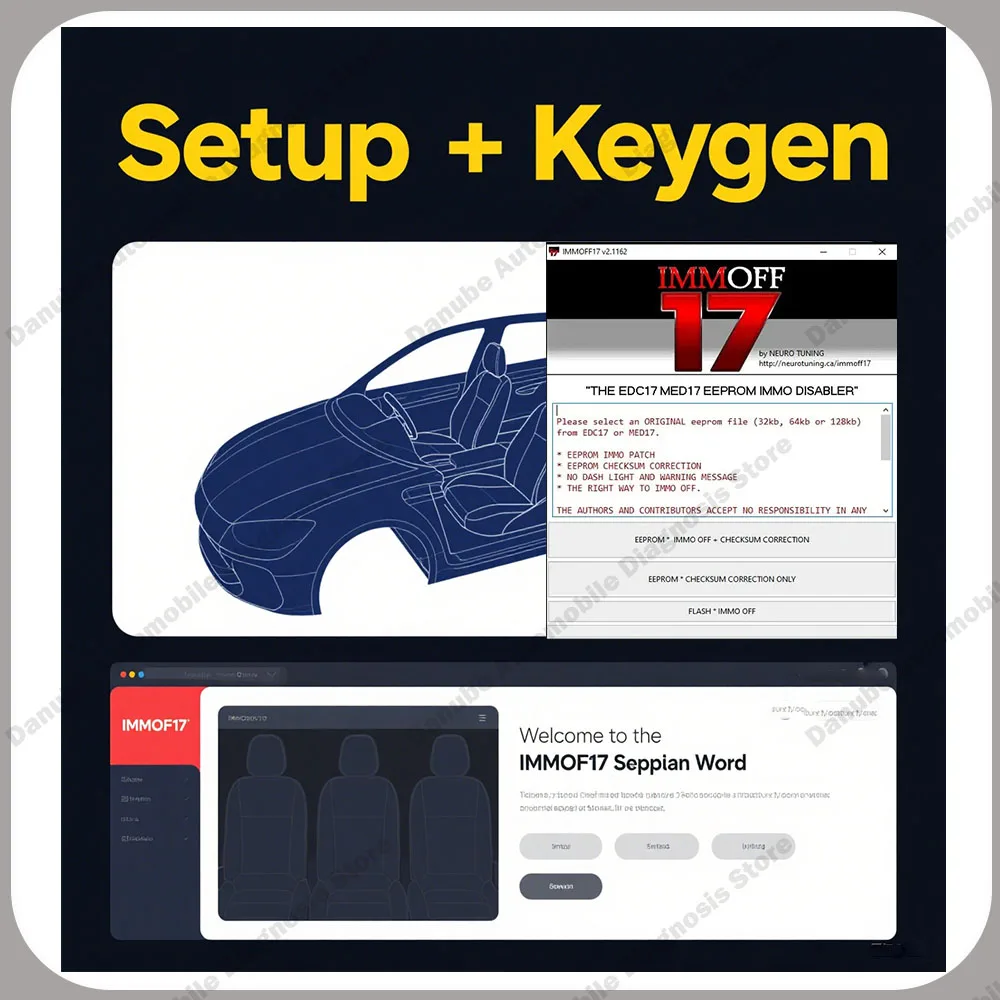 

Newest IMMOFF17 Software with Keygen Unlimited install EDC17 Immo Off Ecu Program NEUROTUNING Immoff 17 and install video guide