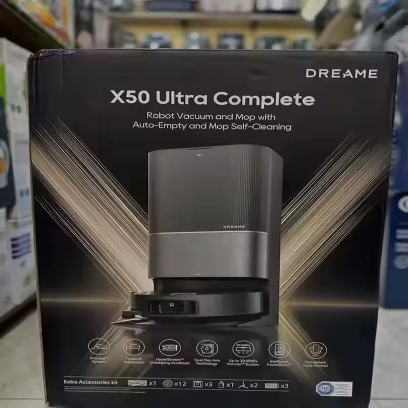 Новогодние продажи Dreame x50 Ultra Complete Робот-пылесос Акция