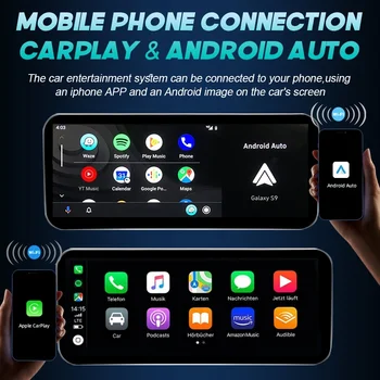 適用於賓士E級W213(2016-2019款)的12.3吋安卓14 CarPlay觸控螢幕車載多媒體播放器,附車載收音機和導航功能。 8 最佳銷售 賓士W213安卓 - №7