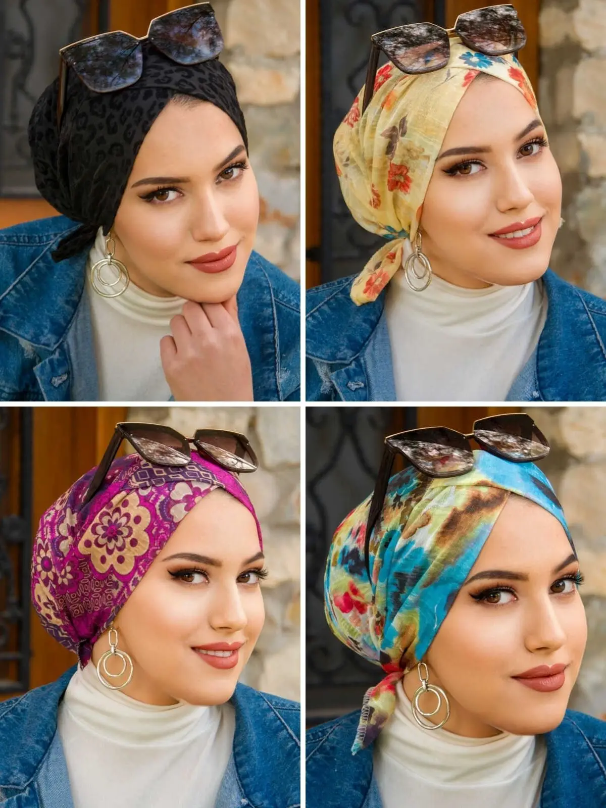 Cross Banded Bonnet, Hijab Muslim Fashion Shawl Casual Clothing Woman Indispensable for Modern and Stylish Women