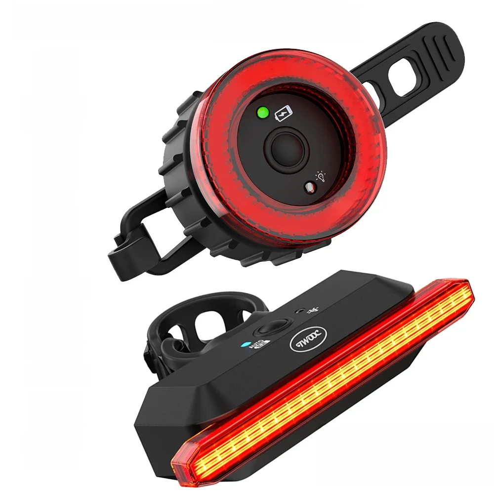 AliExpress Toptrek Bicycle Rear Light USB Charging High Visibility Multifunction Flashing With Brake Sensor