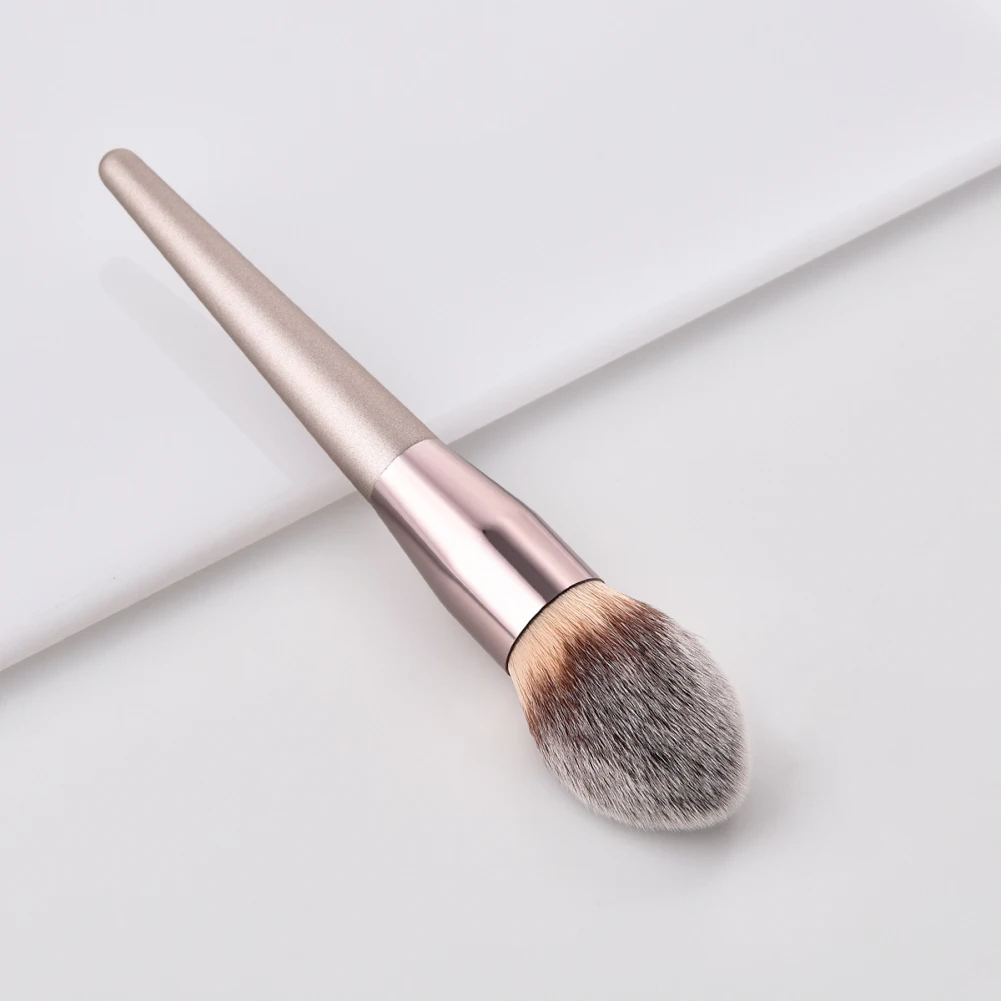 Foundation Makeup Brush Coffee Handle Professional Facial Powder Eyeshadow Blush Eyebrow Lip Brush Large Soft Cosmetic Brush