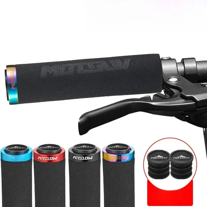 AliExpress HUIJING New Bicycle Handlebar Grip Sponge Shockproof Soft Bicycle Handlebar Cover Ergonomic Comfortable Handle Cover Bicycle Accessories