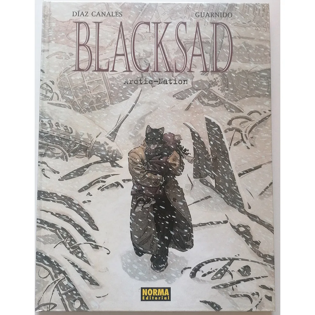 European, BLACKSAD N ° 2 ARTIC-NATION, year 2003, ED. Norm, 1st edition, author JUANJO garnido, ALBUM in Spanish, COMIC, COMIC BOOK