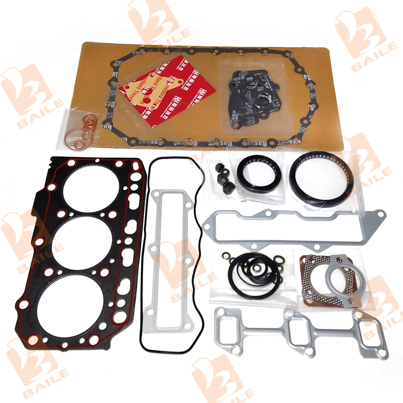 Full Gasket Kit Set 3TNE84 for Yanmar For Komatsu Engine With Cylinder Head Gasket