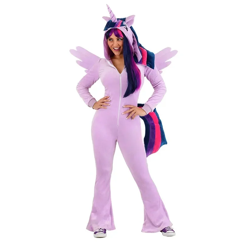 Anime Little Pony Pinkie Pie Cosplay Halloween Kostuum Vrouw Mode Uniform Pak Outfit Halloween Kerstfeest Pak - afbeelding 2