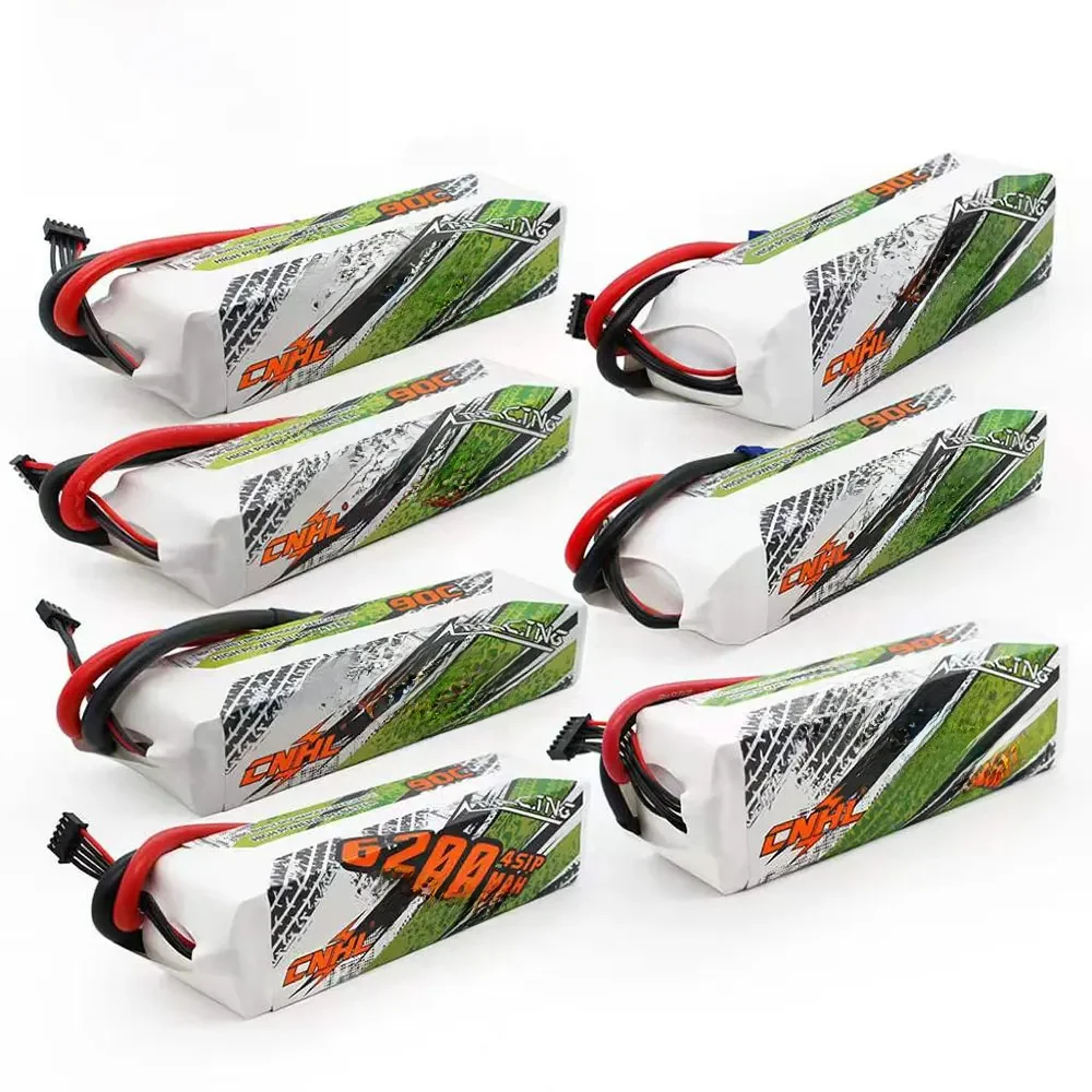 CNHL-Batterie Lipo 4S, 14.8V, 5200mAh, 6200mAh, 9500mAh, avec EC5 QS8, 8mm, pour voiture, camion, bateau, avion