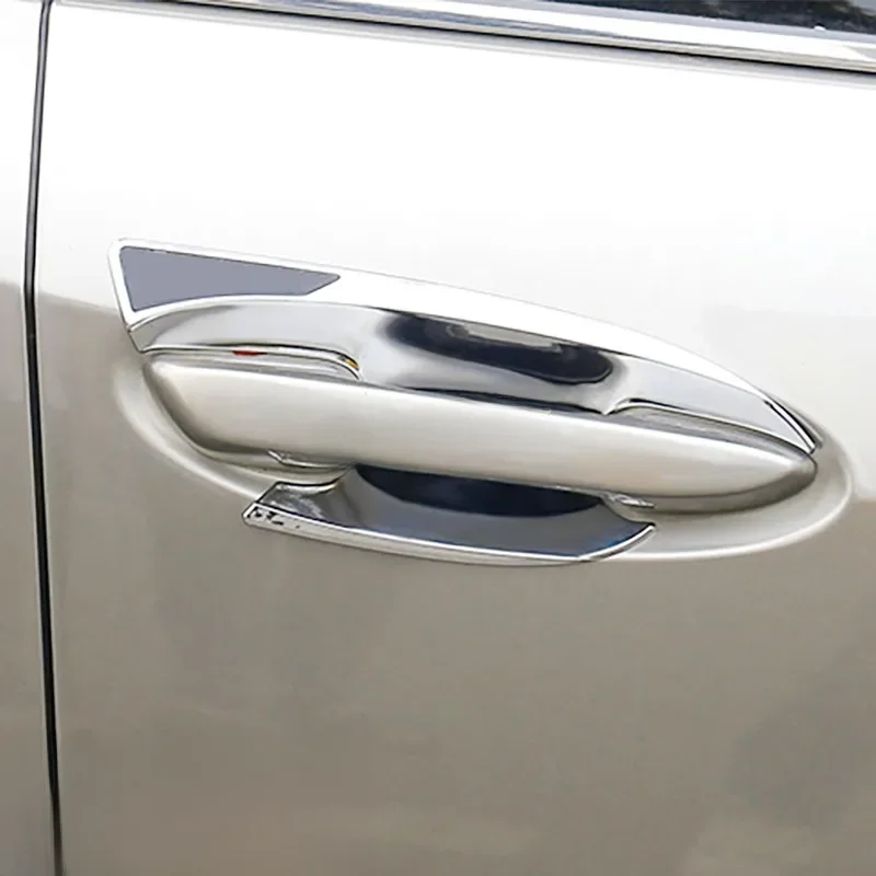 For 2019-2024 Lexus UX200 UX250h UX300e Car Door Handle Bowl Cup Cover Accessories Glossy Chrome