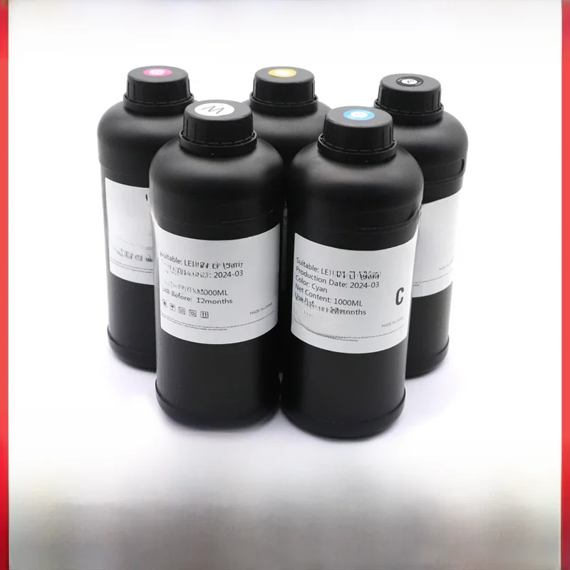 1000ML i3200 LED UV Ink i1600 TX800 XP600 L800 L1800 L805 DX5 DX7 Głowica drukująca UV Atrament do drukarki Epson UV Modified Soft Hard — zdjęcie produktu 7