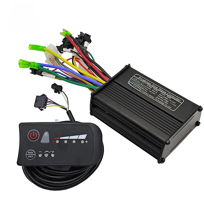 AliExpress 36V 48V 500W 25A Sine Wave Brushless Motor Driver Controller S810 810 LED Display Panel Set for Electric Bicycle Scooter Repair
