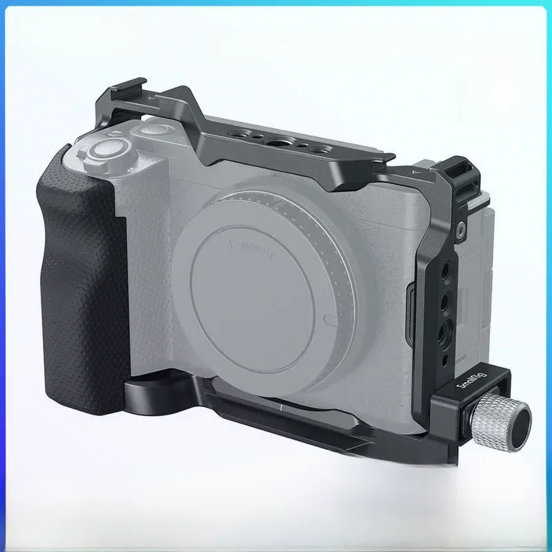 Zestaw klatki SmallRig ZV-E1 z silikonowym uchwytem i zaciskiem kablowym do etui Sony ZV-E1 z płytką szybkiego zwalniania do Arca-Type 4257 — zdjęcie produktu 7