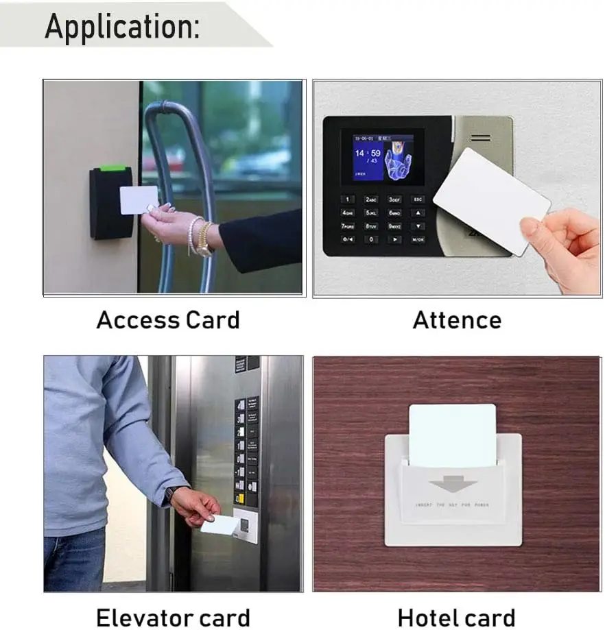 UID Changeable NFC Card With Block 0 Rewritable for MF1 1k S50 13.56Mhz Credit Card Size  Magic Backdoor Commands Lock Key Copy