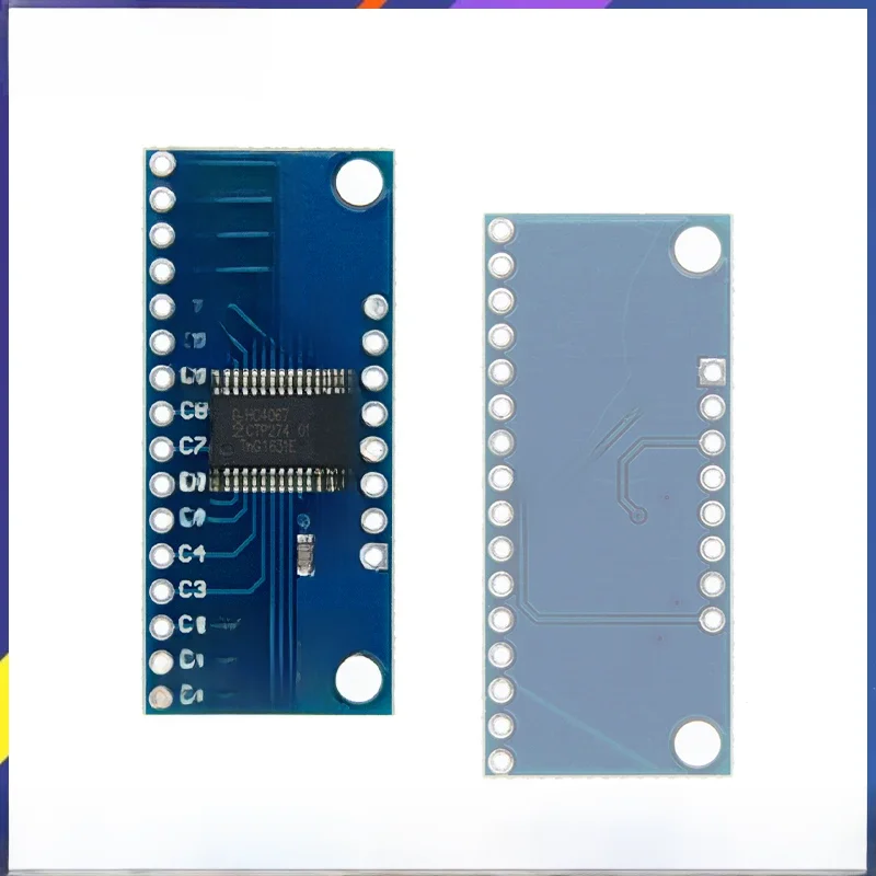 CD74HC4067 16-kanałowy analogowo-cyfrowy multiplekser Moduł tabliczki zaciskowej Inteligentna elektronika — zdjęcie 2