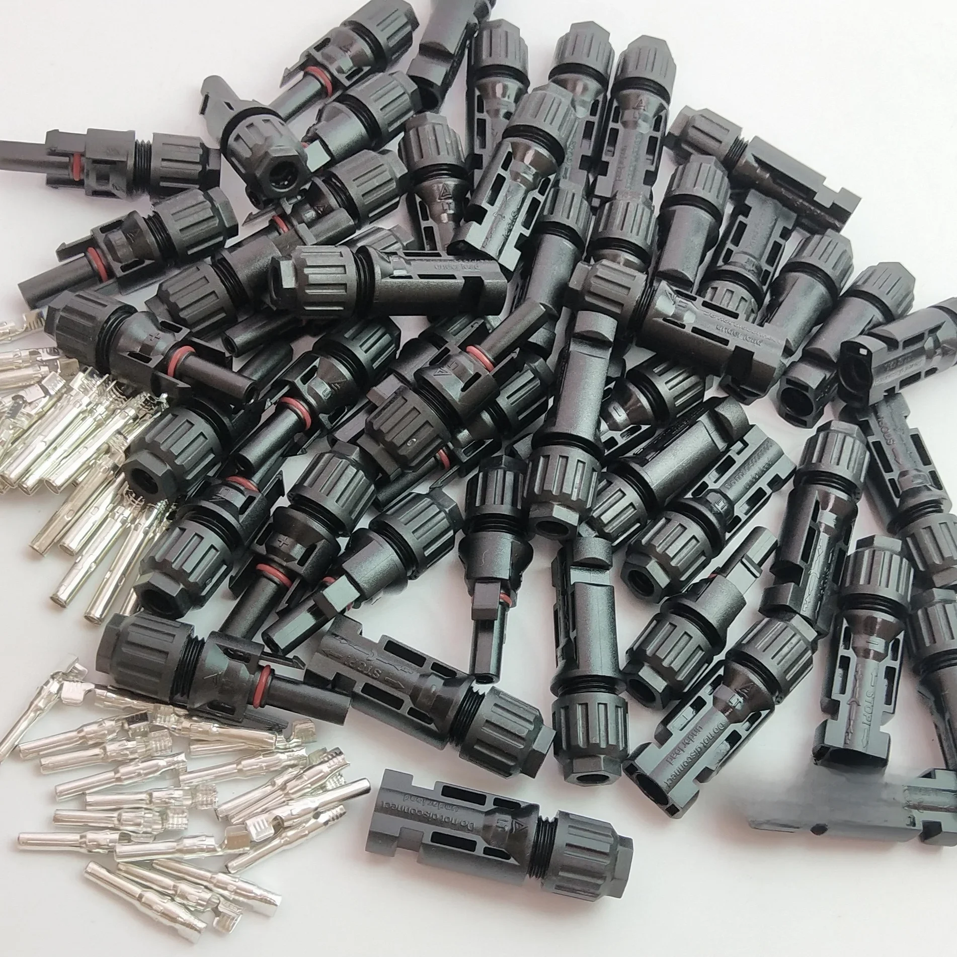 5 10 20 50 80 100 Paar Solar-PV-Stecker männlich und weiblich 1000 VDC 30 A Solarpanel-Zweigverbinder für PV-Kabel 2,5/4/6 mm2