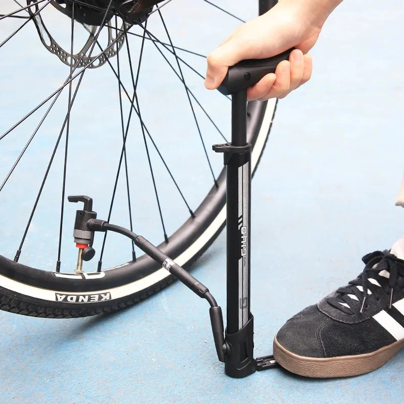 AliExpress GIYO Bicycle Tire Pump 140PSI Portable Floor-standing Bike Pump Schrader Presta Valve Inflator Mountain Road Bike Accessories