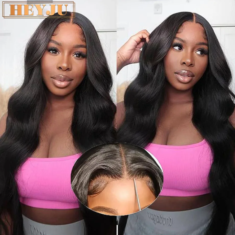 Glueless Wig Human Hair Ready To Wear Pre Cut Body Wave Wig 4x4 5x5 HD Transparent Lace Closure Wig 13x4 13x6 Brazilian Wigs