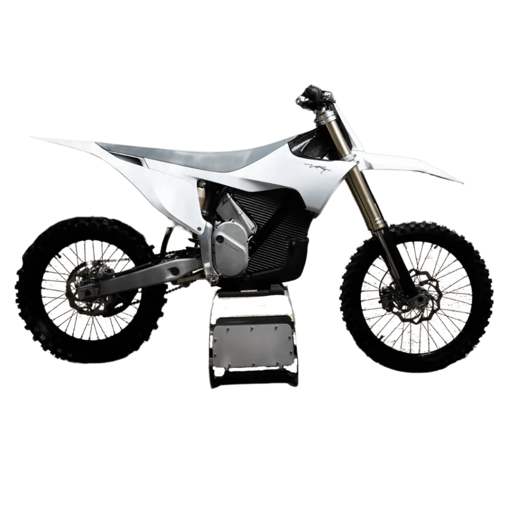 Электрический внедорожный мотоцикл STARK VA-RG EX Alpha 80HP, красный, 2025 года, акция: купи 2, получи 1 бесплатно