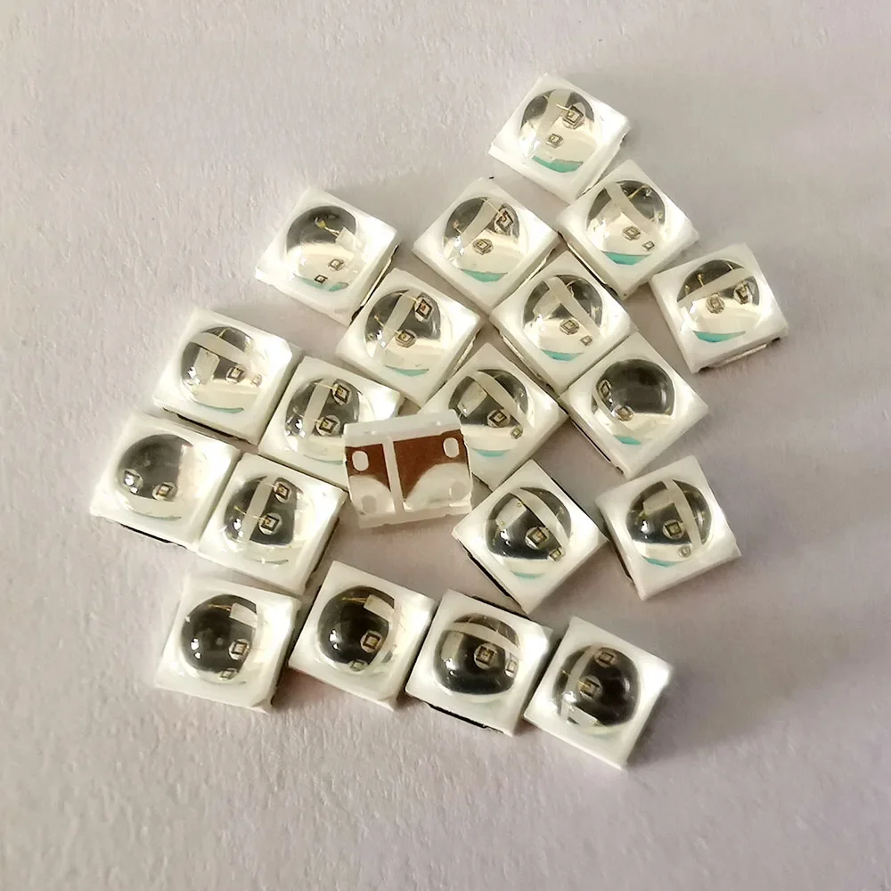 10 szt. 2W Epistar 365nm+365nm+405nm Trzy Kryształowe Diody LED UV LED do Lampy do Paznokci, Koraliki SMD5050 5054 LED do Maszyn do Paznokci DIY — zdjęcie 2