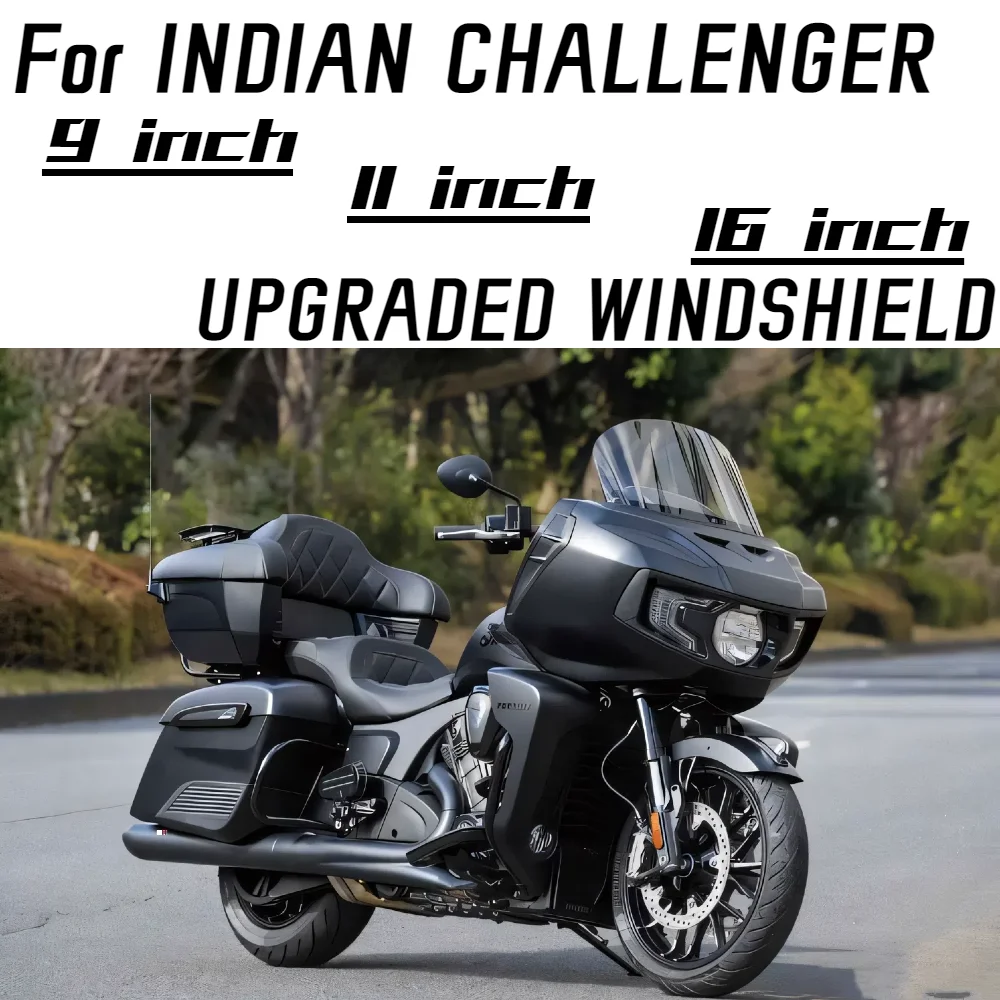 

Panical - Front Wind Glass Deflector Spoiler Tools Deflector Windshield Wind Protection Baffle 2020-2024 For Indian Challenger