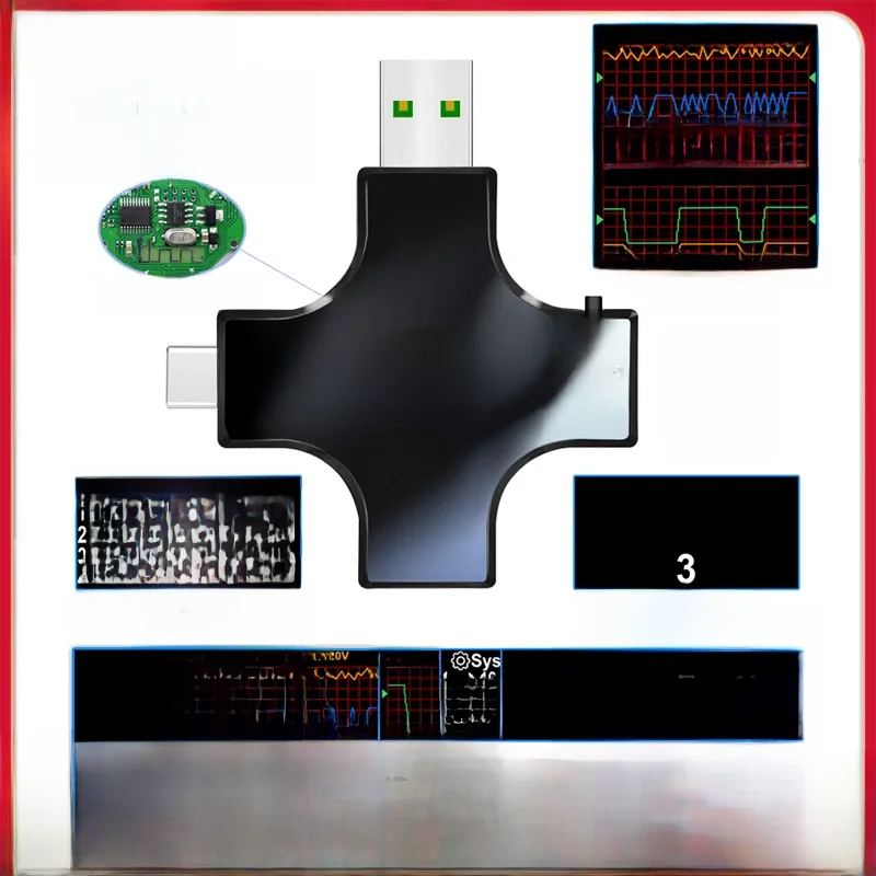 USB 3.1 Type-C Tester DC Woltomierz cyfrowy Amperomierz Miernik napięcia i prądu Amperomierz Detektor PD Power Bank Wskaźnik ładowarki — zdjęcie 2