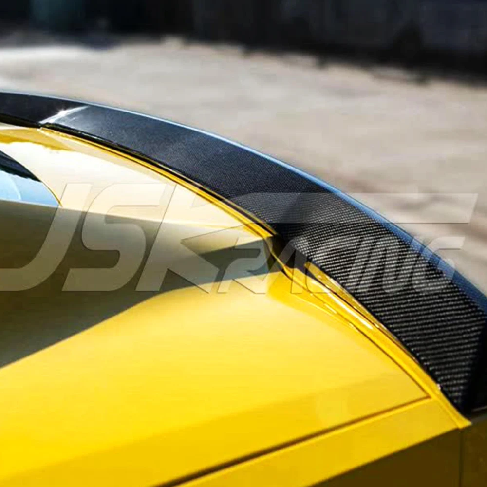 For Corvette Stingray C7 2014-2016 L Style Carbon Fiber Rear Spoiler