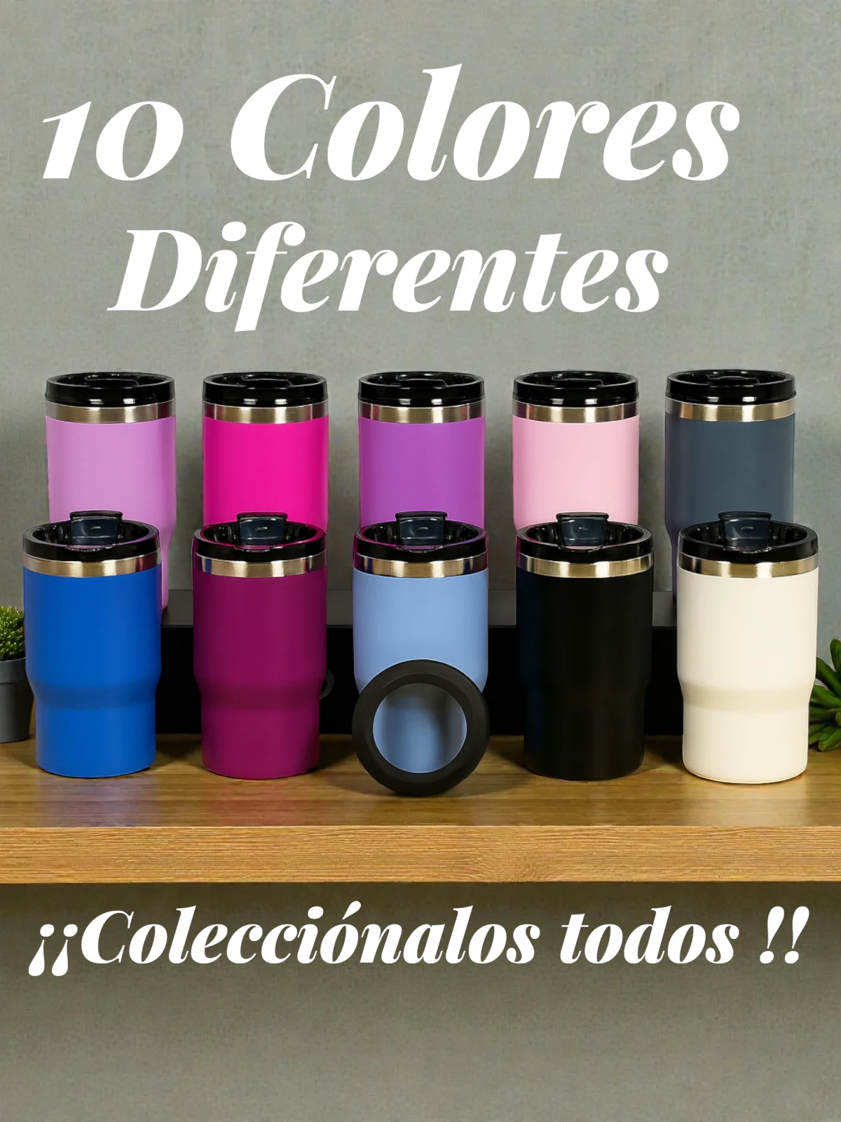 كوب حراري متعدد الأغراض 420 مل من الفولاذ المقاوم للصدأ، Pya-10، ترمس معزول مزدوج الجدار 304، يمكن حامل مبرد المشروبات، كوب بغطاء محكم الغلق خالي من مادة Bpa، يحافظ على البرد والساخن، مثالي للقهوة والماء والترطبات #1