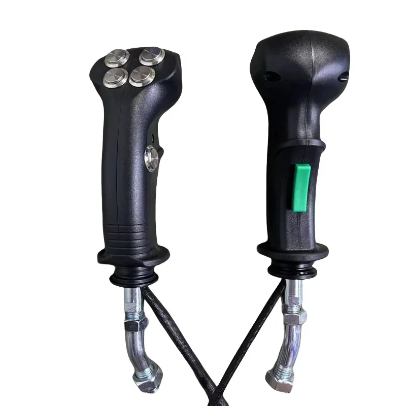 6-knops opgraving clip grijper houtkap ijzersteen landbouw oogstmachine gemodificeerde elektronische bediening joystick handvat onderdelen - afbeelding 2