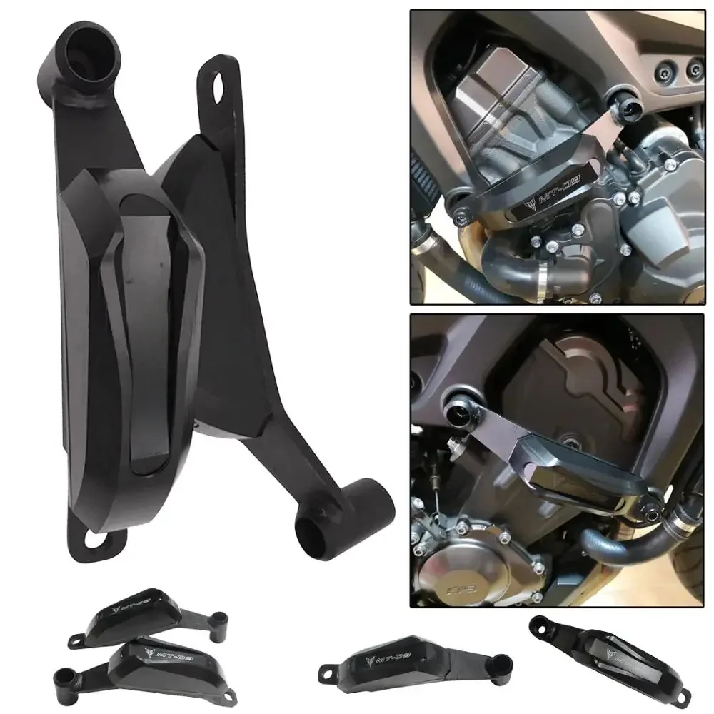 Semspeed Voor Yamaha MT09 FZ09 MT-09 FZ-09 2014-2019 2020 2015 2016 2017 2018 Motor Guard Crash Frame Slider cover Protector - afbeelding 2