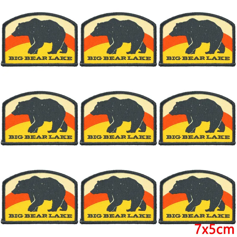 10Pcs WholesaleOutdoor Patch Mountaineering Badges National Forest Park DIY Sewing On Patches for Clothes Packback Decorate DIY