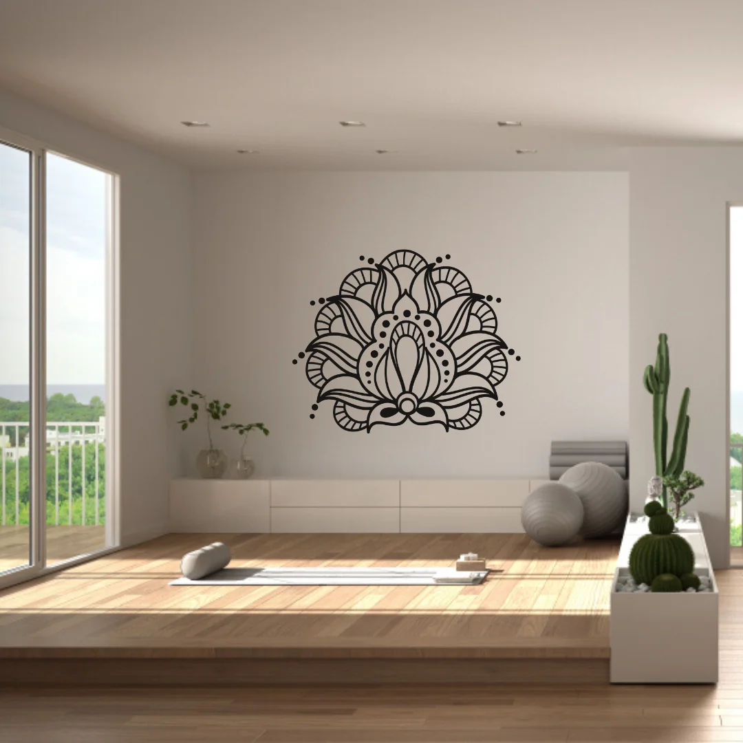 

Flower Decal, Flower Wall Art, Flower Sticker, Home Decor, Bedroom Decor, Living Room Decor, above Bed Decor Decal For Wall,