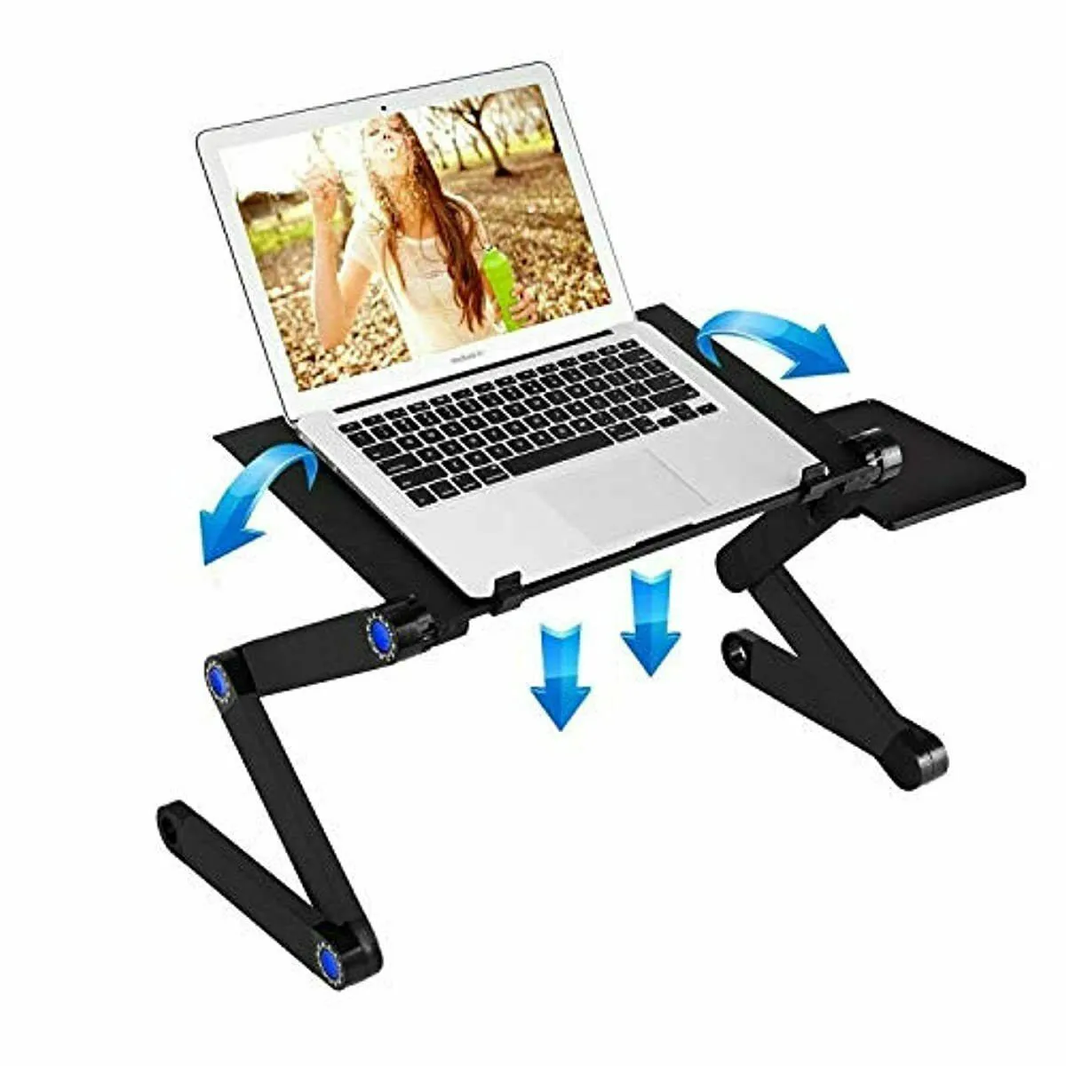 الألومنيوم طاولة كمبيوتر محمول برودة حامل مكتب السرير