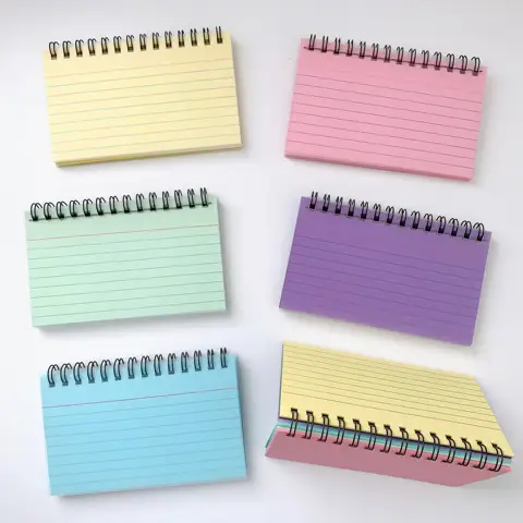 1 Simple and Stylish Colored Spiral Notebook, Beautiful and Versatile, Suitable for Daily Campus Office Recording Use