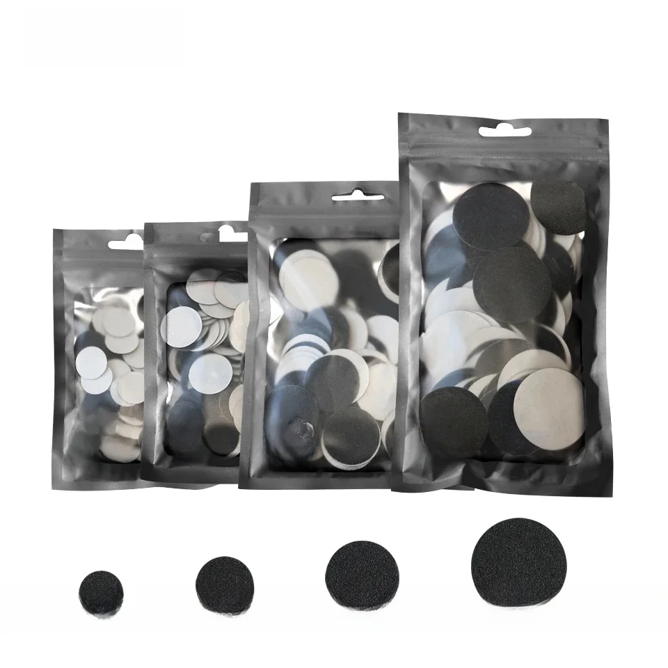 HYTOOS-Papier abrasif de ponçage pour pédicure, mèche à ongles, accessoires de salon, outil de callosité des pieds, 100 pièces/paquet