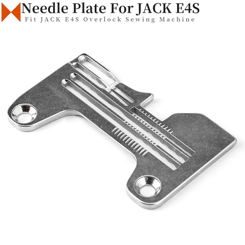 #121215004 Throat Plate Fit For JACK E4S (4 Thread) Industrial Overlock Sewing Machine Parts Genuine Quality Needle Plate