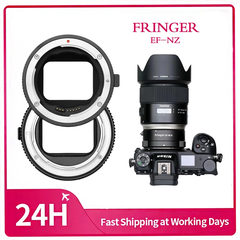 Fringer EF-NZ II Lens Mount Adapter Auto Focus Automatic Aperture For Canon EF to Nikon Z Series