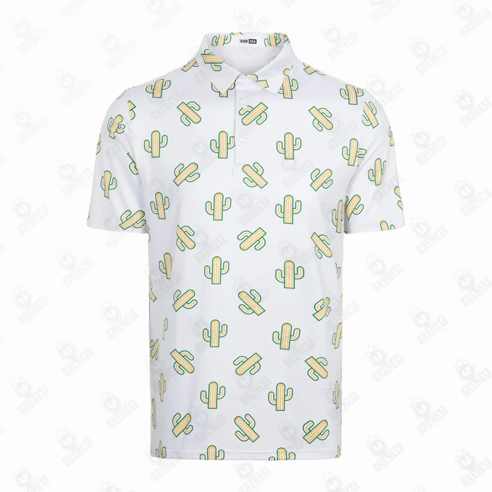 Even Par Golf Men's Wear Short Sleeve Polo T-shirts Golf Apparel Tenis Shirt Breathable Fabric Outdoor Sport Casual Golf Summer