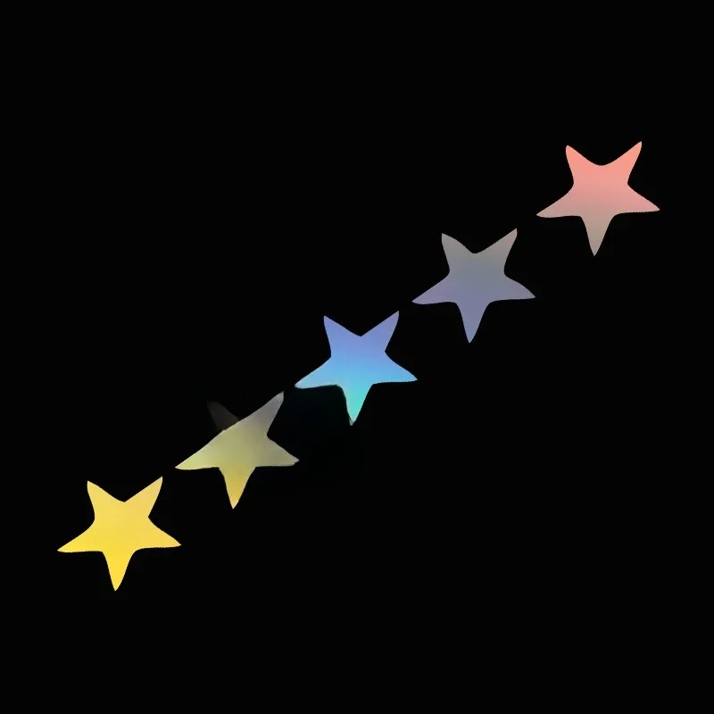 AliExpress Car interior stickers car stickers motorcycle stickers frame stickers fluorescent star bicycle reflective stickers accessories