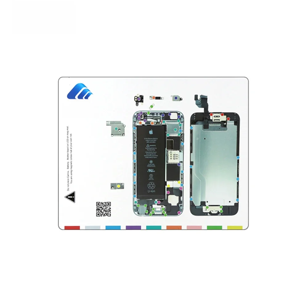 Magnetic Screw Mat Work Pad for iPhone X XR XS XS Max 7 8 Plus Professional Guide Screw Pad Keeper Chart Mat Phone Repair Tools