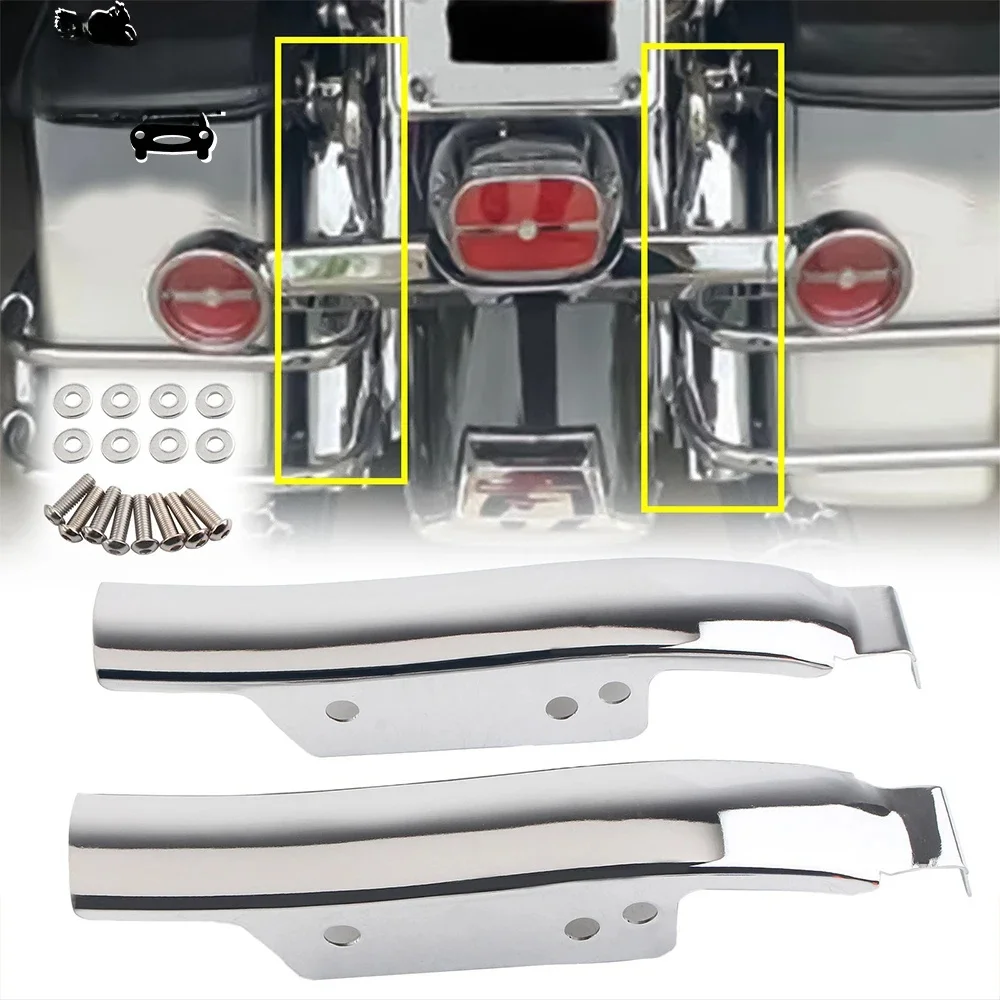 1 para tylny błotnik motocykla wspornik sakwa Panel wypełniający dla Harley Touring 1993-2008 FLHRCI FLHRS Electra Glide FLTR — zdjęcie 2