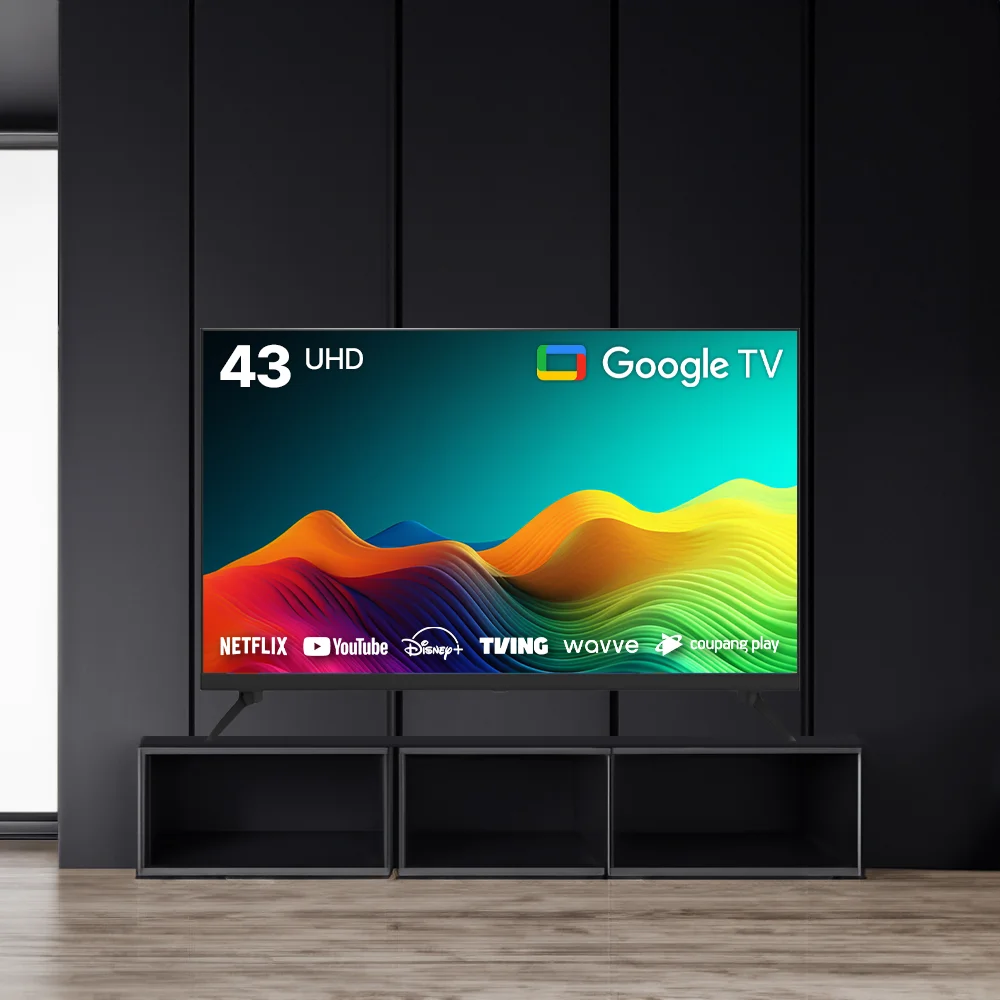 تلفزيون ذكي مع أندرويد UHD ، TNM4300 ، ذكي برو ، 43 في ، جوجل ، بيع محلي