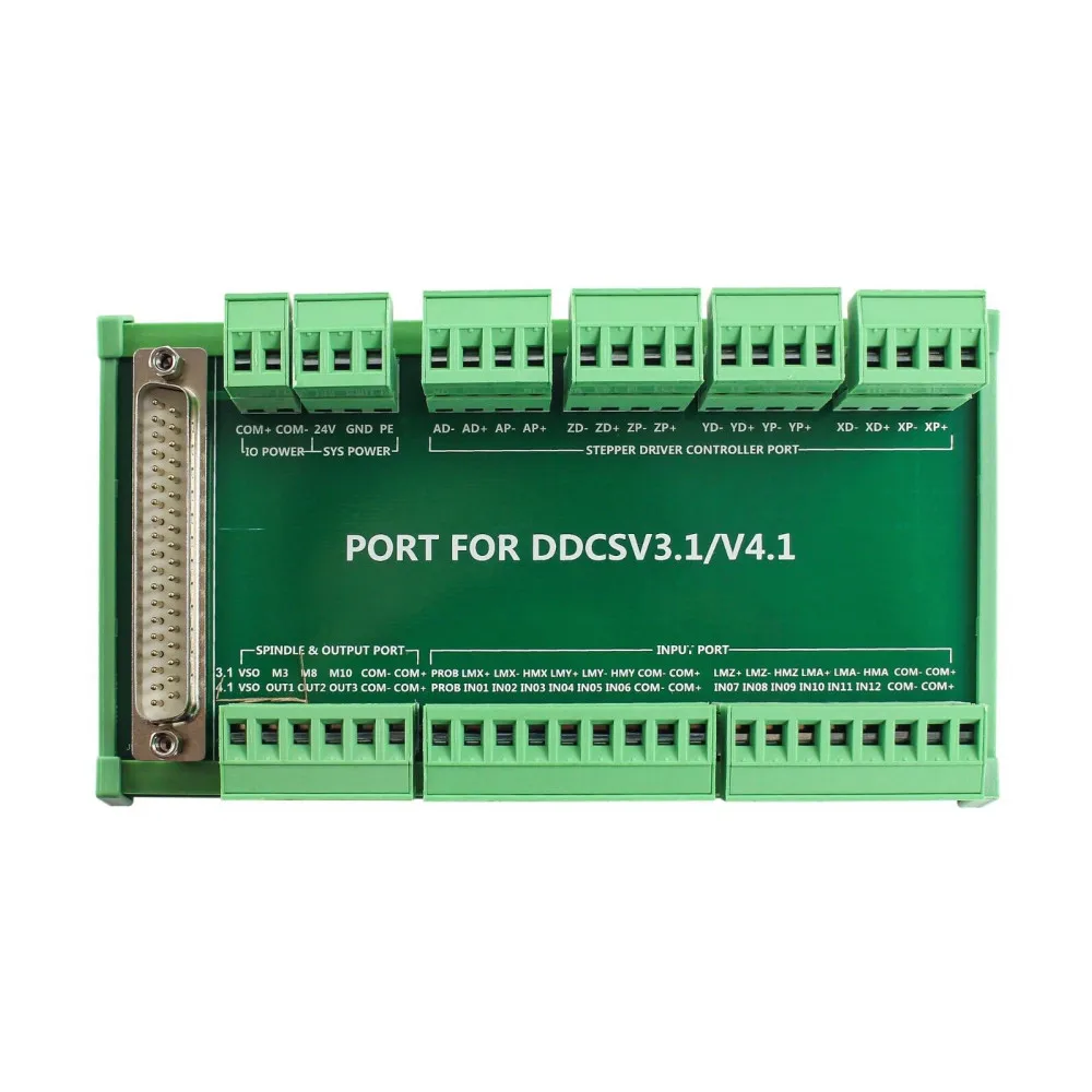 Terminal Board Adapter Wiring Board For DDCS V3.1 And DDCS V4.1 CNC Motion Controller