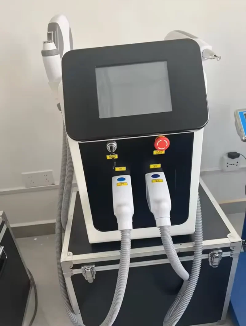 Mesin Penghilang Rambut IPL Pilihan Laser Dioda 3 In 1 Penghilang Tato Laser Picosecond Portabel Penghilang Rambut Perangkat Kecantikan Profesional